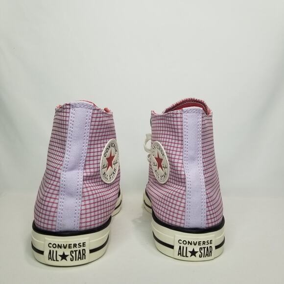 Converse Unisex CTAS High Top Sneakers Women Size 10.5 Plaid A05129F NWT - Picture 6 of 10